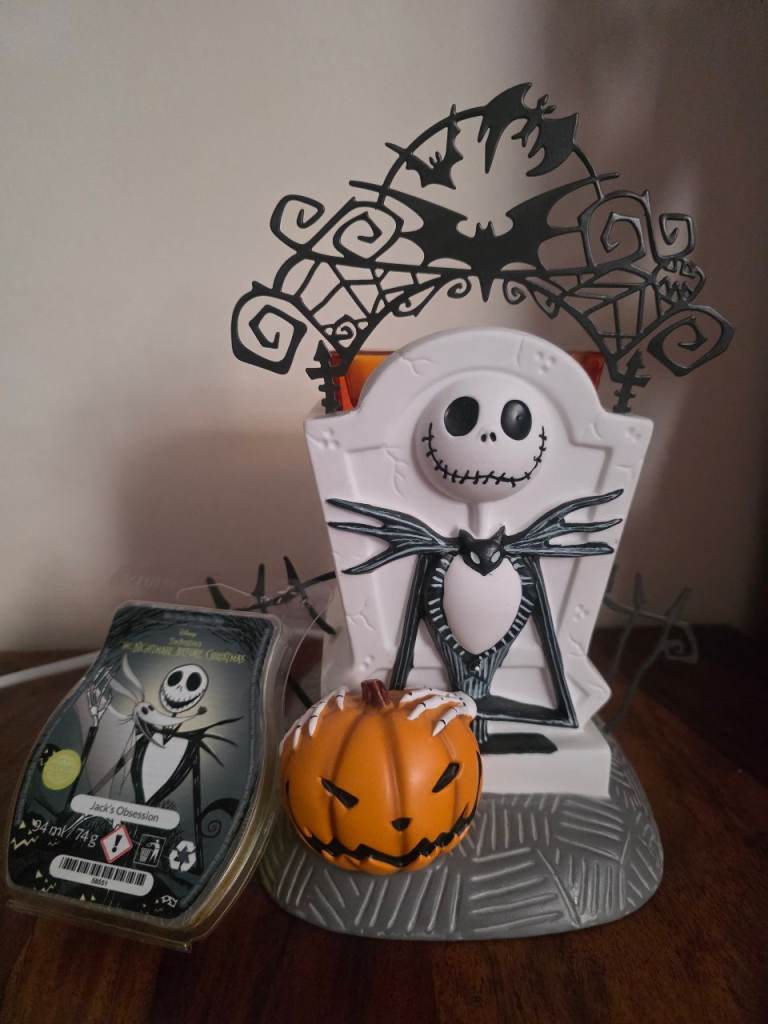 Scentsy Warmer Jack Skellington Disney, The Nightmare Before Christmas collection Salhouse