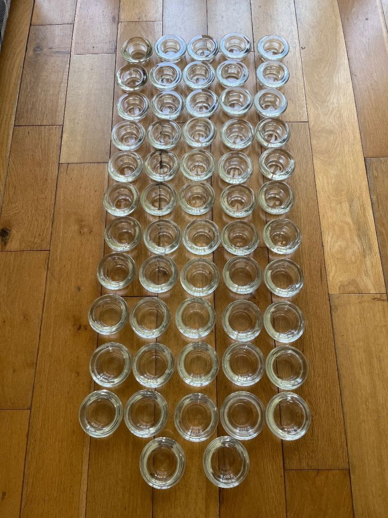 Tea light holders x 57