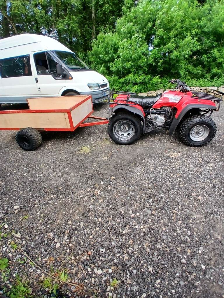HONDA 300 QUAD AND TRAILER 