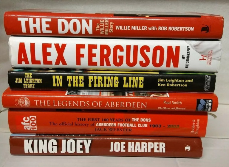 Aberdeen Football Club FC Books History Legends Alex Ferguson Joe Harper Willie Miller
