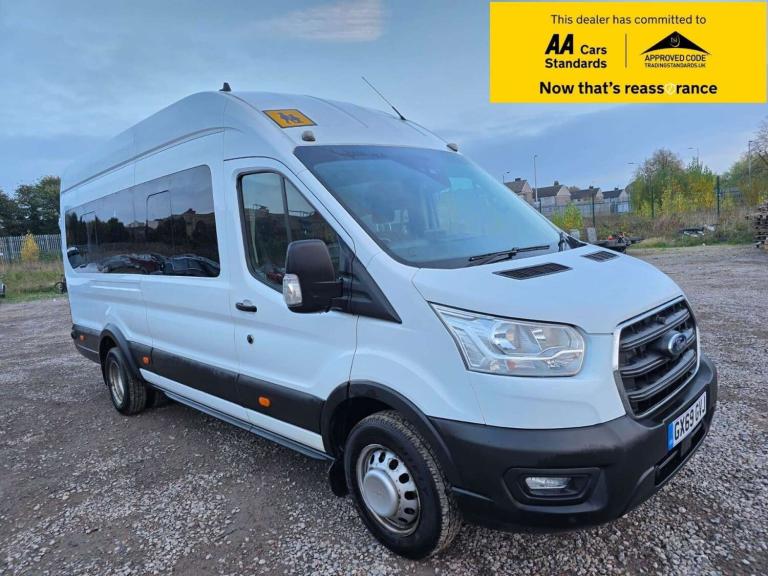 2019 Ford Transit 2.0 460 EcoBlue Trend RWD L4 High Roof Euro 6 (s/s) 5dr (17 Seat, DRW) Minibus ...