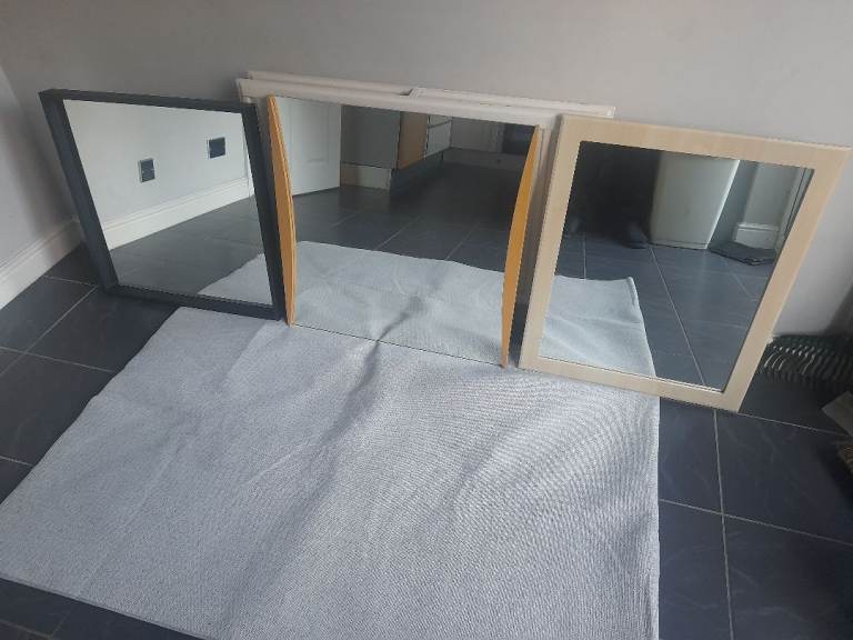 Three Large Heavy Mirrors . Will Sell Separately . VERY LOCAL Delivery Possible . 