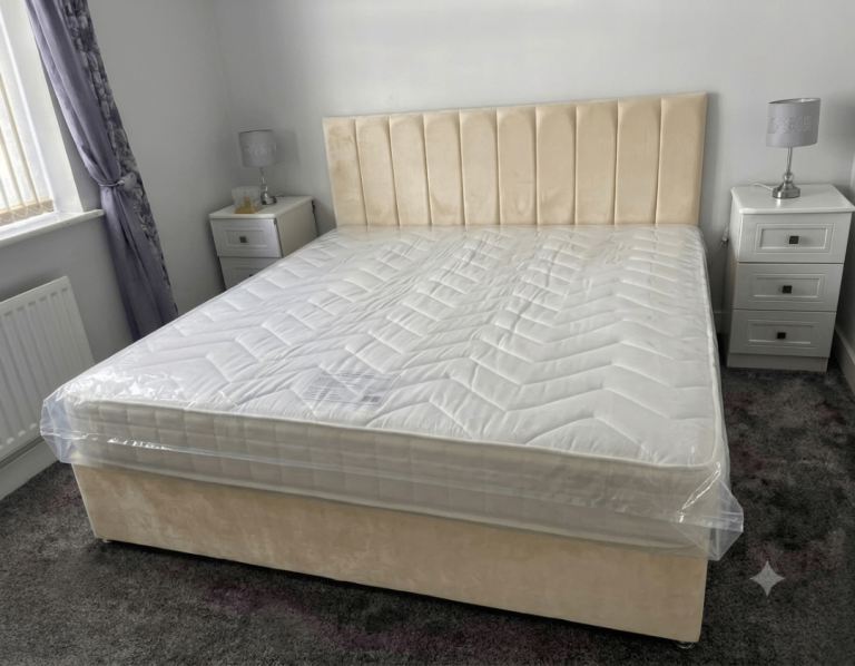 Brand New King Size Bed With Best Quality Mattress Fast Delivery Free Delivery 🚚🚚
