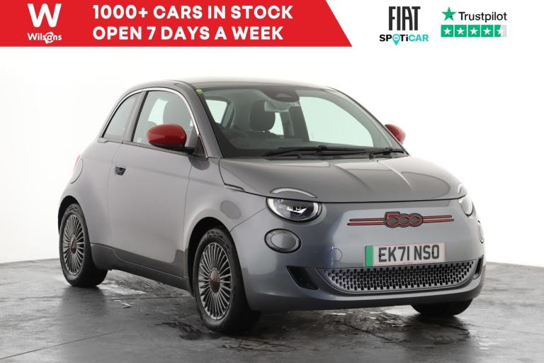 2021 Fiat 500 87kW Red 42kWh 3dr Auto Hatchback Electric Automatic
