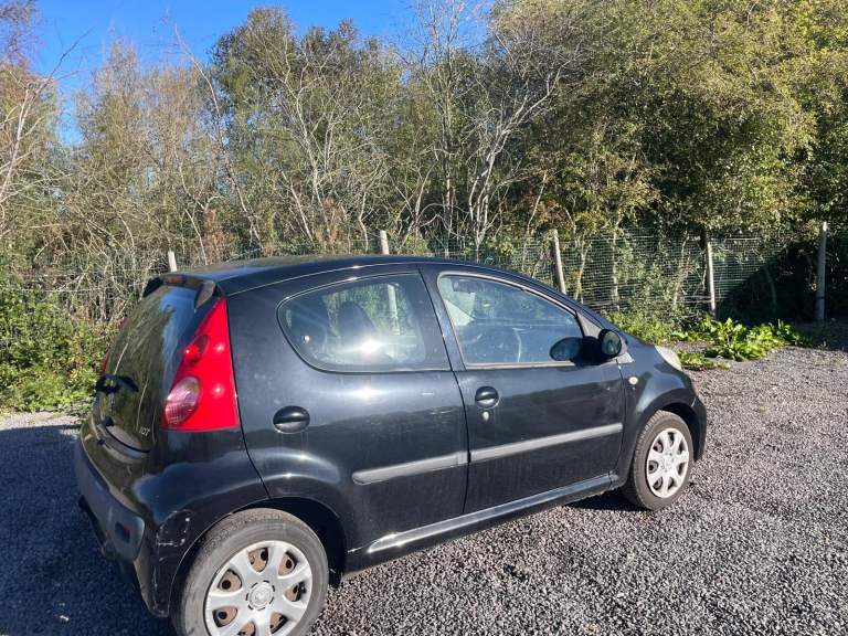 PEUGEOT 107 1.0 URBAN 59 REG BLACK 5 DOOR GENUINE 64K MILES MOT JULY 28TH 2027 TAX £20 HISTORY