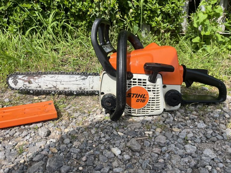 Stihl 018 petrol chainsaw good working order