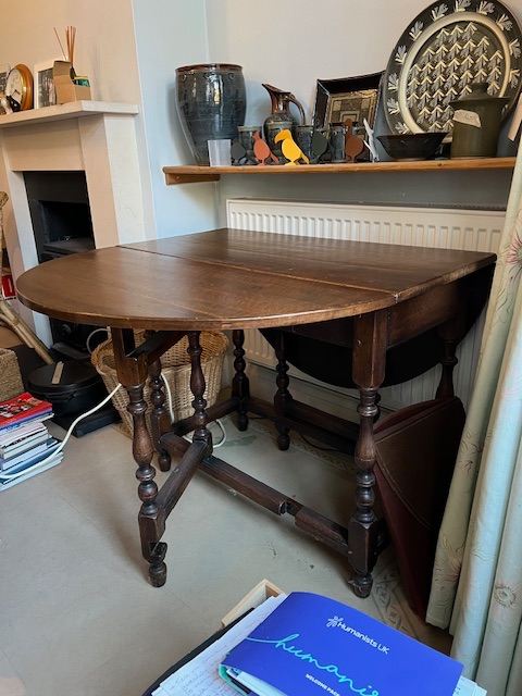 Edwardian folding table