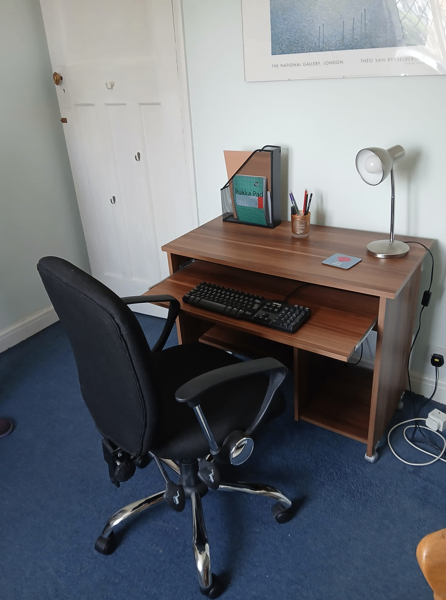 Office Desk and Office computer chair for WFH set up 