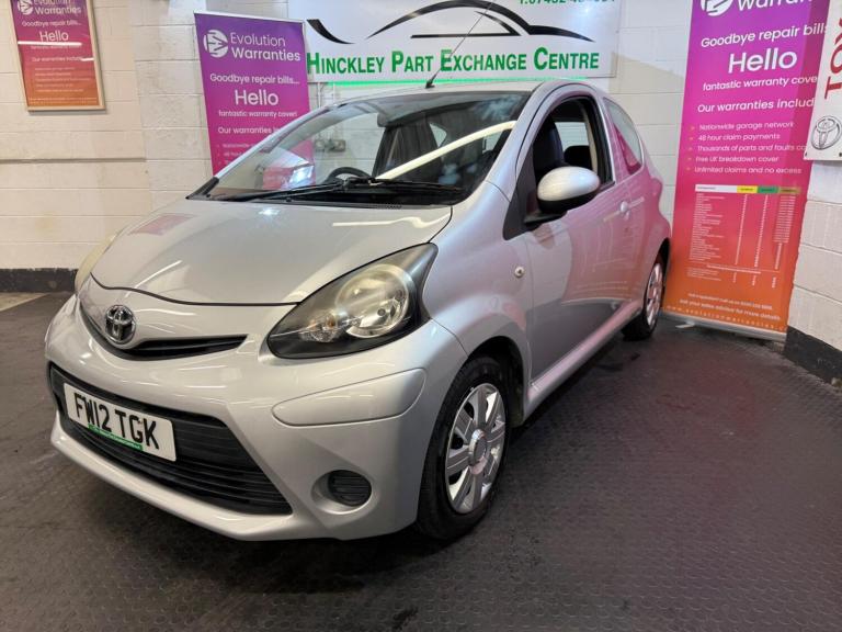 2012 Toyota AYGO 1.0 VVT-i Ice Euro 5 3dr HATCHBACK Petrol Manual