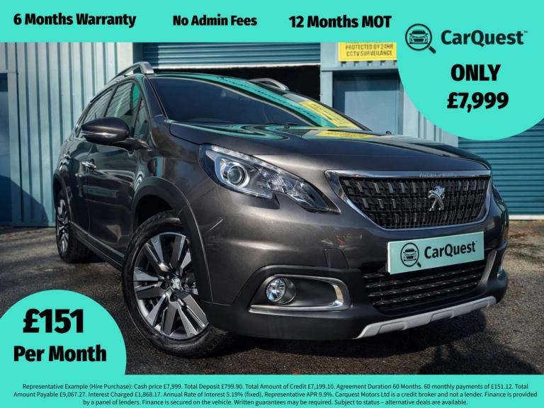 2018 Peugeot 2008 1.2 2008 Allure 5dr SUV Petrol Manual