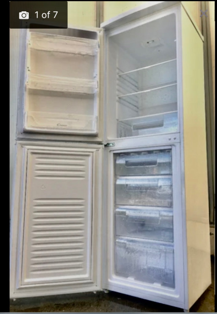 CANDY 🧼✅LED SUPER ☎️CLEAN❄️6FT FRIDGE FREEZER FREE DELIVERY 