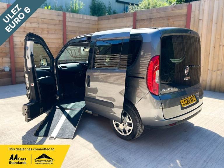 2020 Fiat Doblo 4 Seat Passenger Up Front Side Entry Wheelchair Accessible Disabled Access  MPV P...
