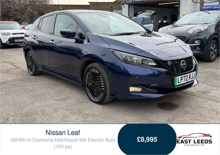 2022 Nissan Leaf 39kWh N-Connecta Hatchback 5dr Electric Auto (150 ps) Hatchback Electric Automatic
