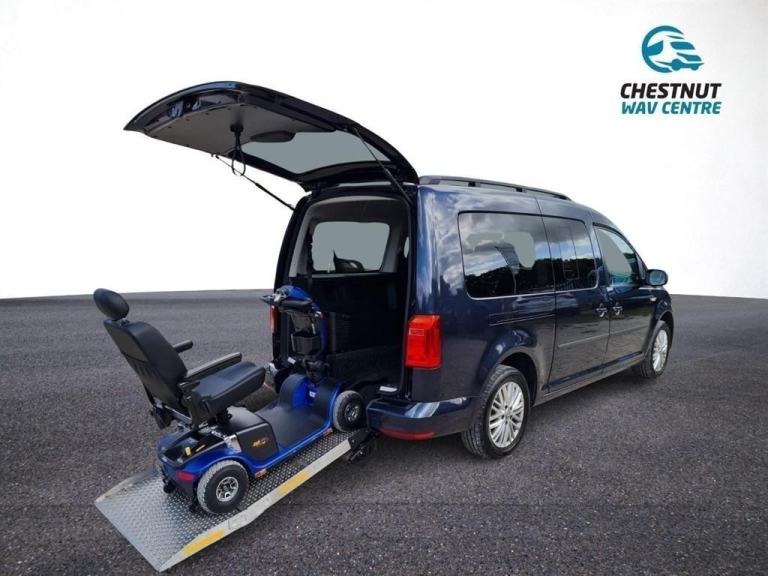 VW Caddy Maxi WAV Wheelchair Access 5 Seats L2H1 LWB 45k 2019 No VAT