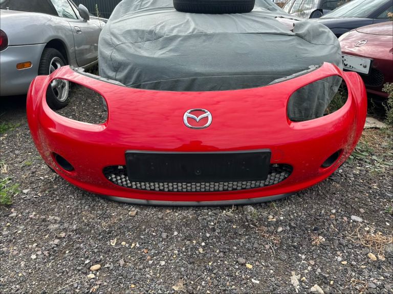 Mazda MX5 MK3 NC Front Bumper Complete True Red A4A 2005-2009 NC1