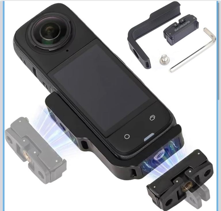 Magnetic Mount+Vertical Horizontal Mount for Insta360 X5/Insta360 X4