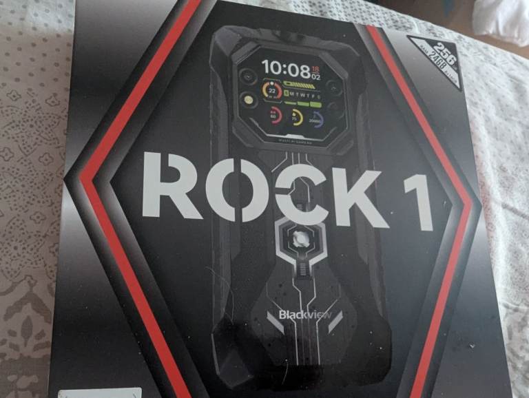New Blackview ROCK 1 Rugged Smartphone - Brand New 256GB Storage