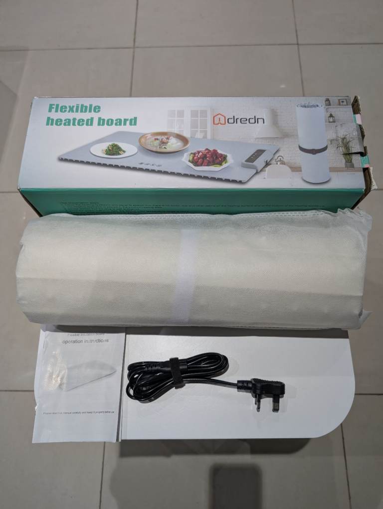 image for White flexible heated board Adredn - NEW