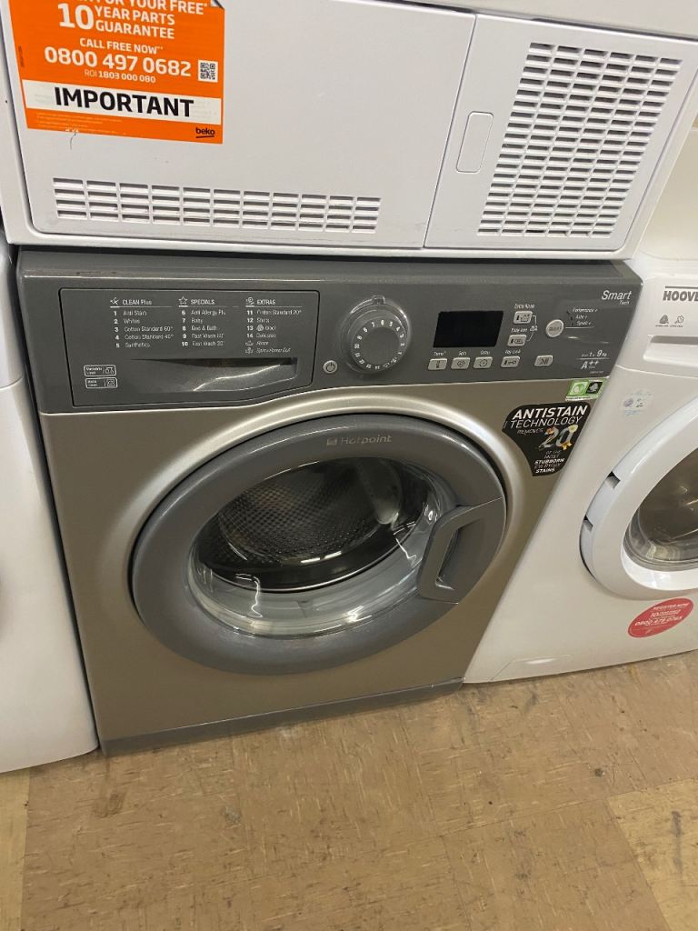 ✅🚚GREY HOTPOINT FAMILY SIZED A++ CLASS WASHER £170 WITH FREE DELIVERY