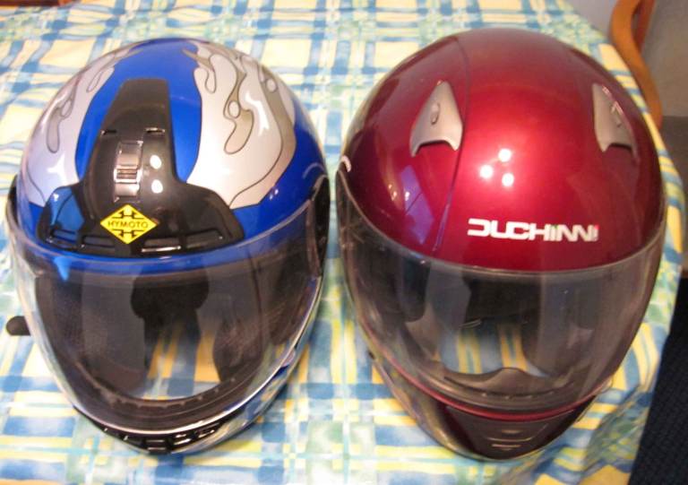 MOTORCYCLE CRASH HELMETS  CHOICE OF 2  ***£25 EACH** 
