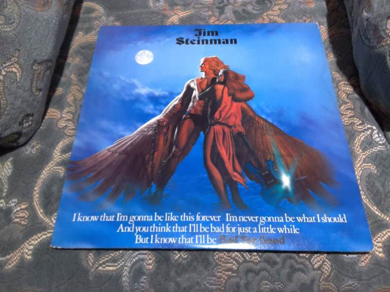 Jim Steinman Bad for Good Vinyl LP Record in excellent condition.
