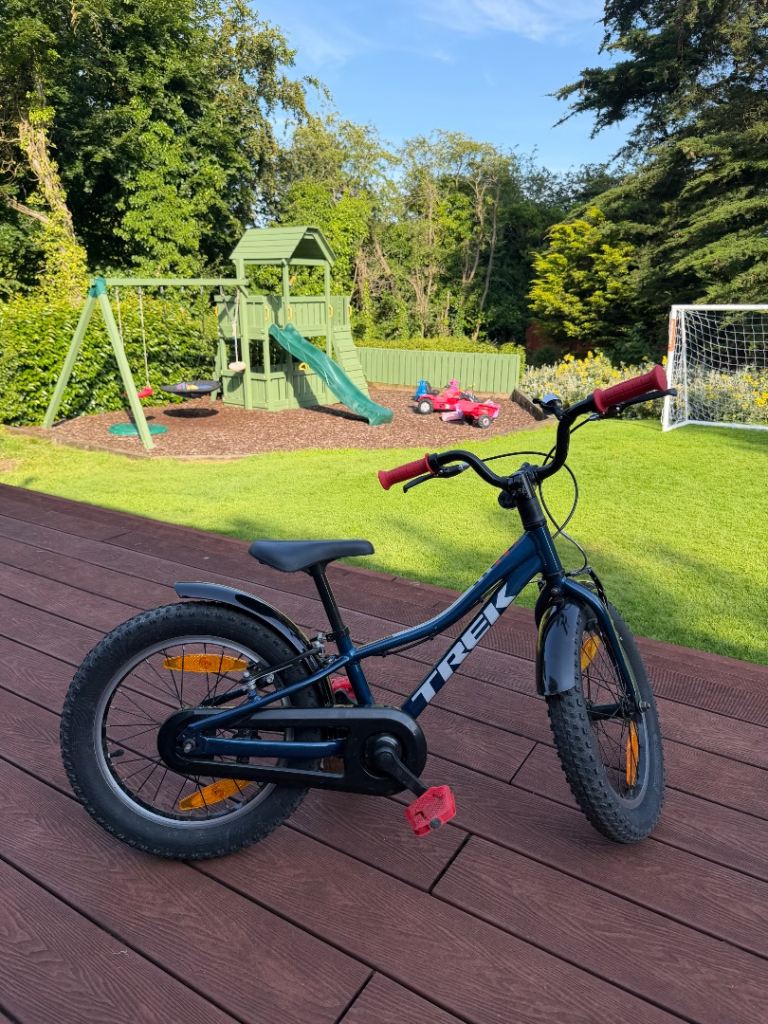 Trek Precaliber 16’’ kids bike, blue, very good condition, £75
