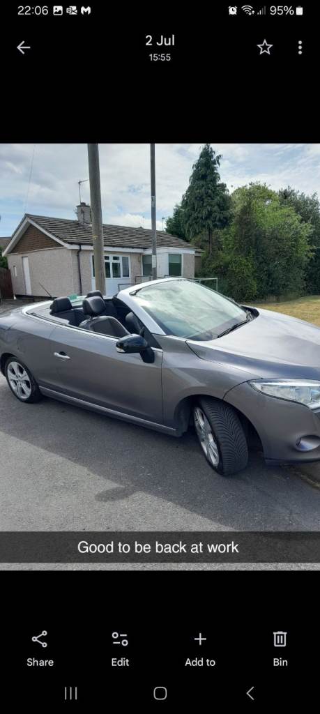 Renault, MEGANE, Convertible, 2011, Manual, 1397 (cc), 2 doors