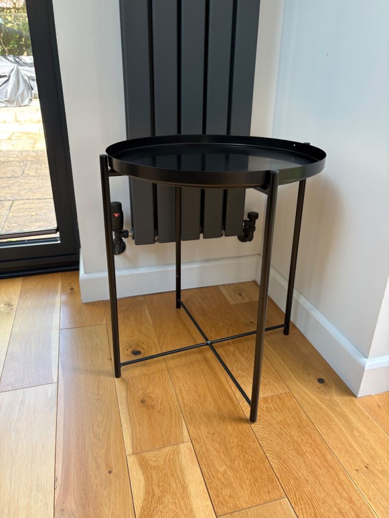 Small metal side table