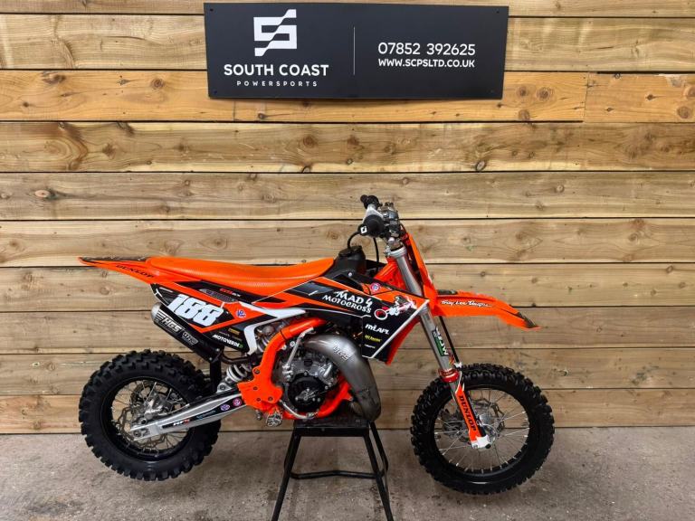 KTM SX 65 2026 FULL RACE BIKE, EMX Tuned read engine, Extended Swinging arm etc 