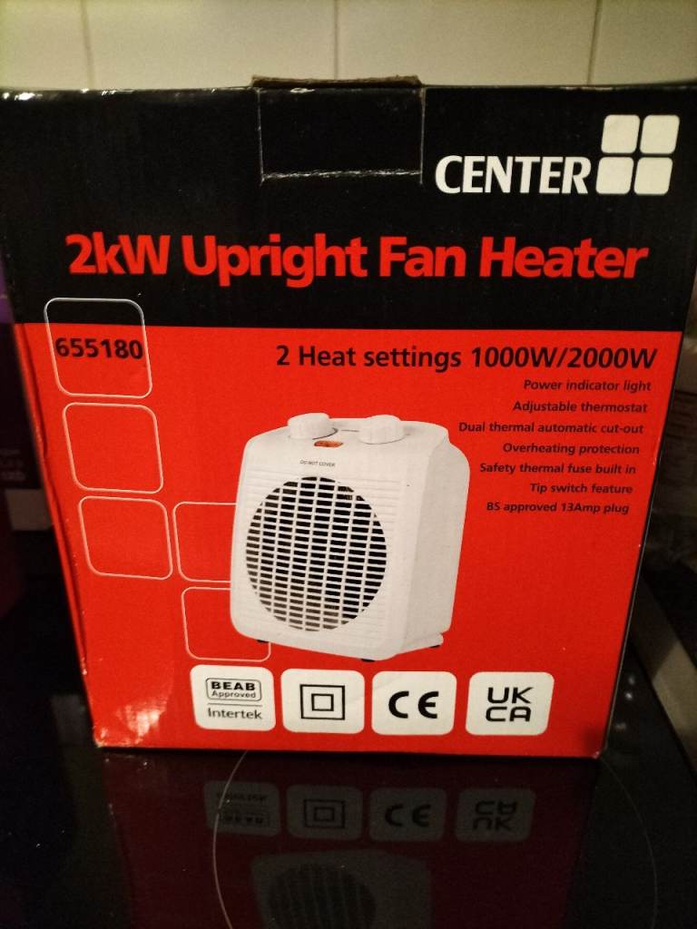Electric fan heaters for sale 
