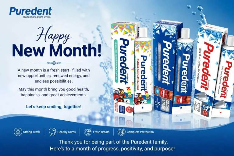 PUREDENT Smile Without Compromise,Fluoride-Free and Paraben-Free, 