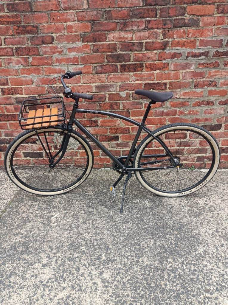 Creme Glider City Bike with Front Rack - 3 Speed