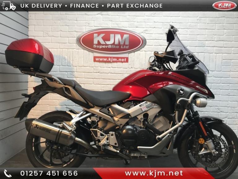 HONDA VFR 800 X CROSSRUNNER, 2015/65, 14670 MILES IN RED - V-TEC WITH EXTRAS