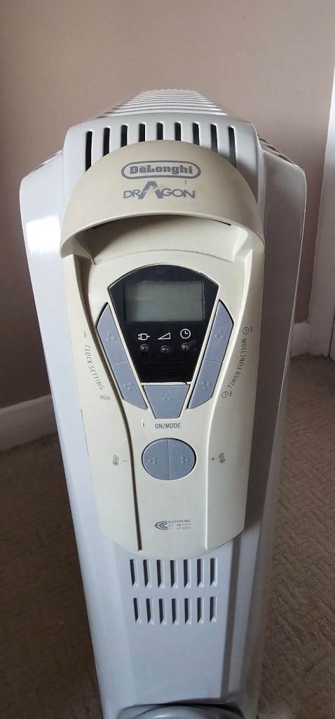 Free Delonghi Dragon 3 Oil Filled Radiator TRD1230ER