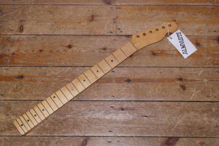 Allparts Telecaster maple neck with abalone dots made in Japan, unused