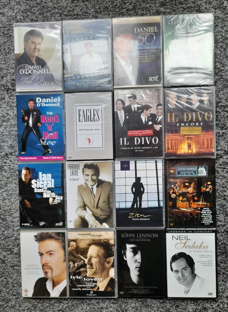 Music DVD Selection £2 Each Some Still Sealed