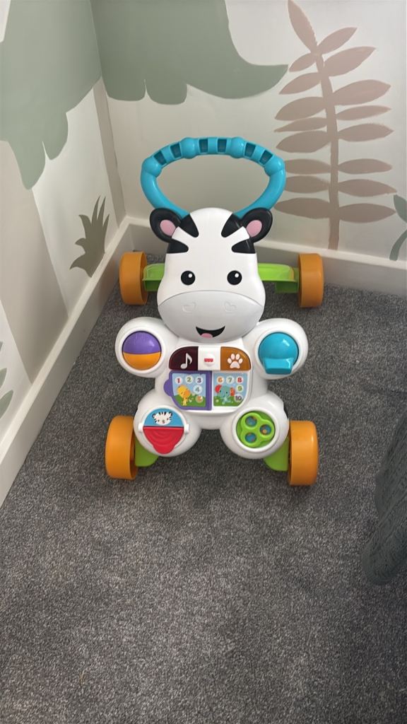 Fisher-Price Learn with Me Baby Walker-Zebra