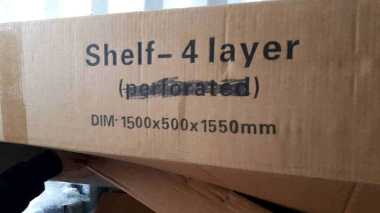 Commercial STAINLESS STEEL catering shelves 5ft BRAND NEW 