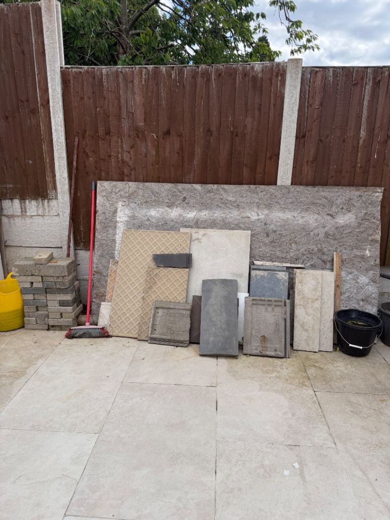 Wall coping stones, bricks, tiles, OSB board