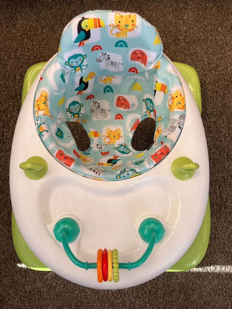 Baby Walker Chad Valley Jungle Deluxe Foldable. Excellent Condition (From a Smoke Free Home)