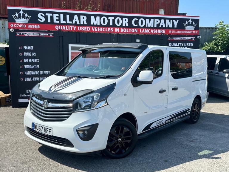 2018 Vauxhall Vivaro 2900 1.6CDTi BiTurbo 125PS H1 Ltd Ed Nav D/Cab PANEL VAN DIESEL Manual