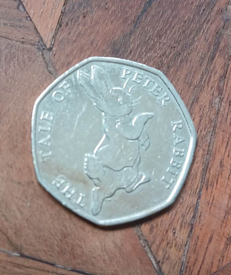 The Tale of Peter Rabbit collectable 50 pence