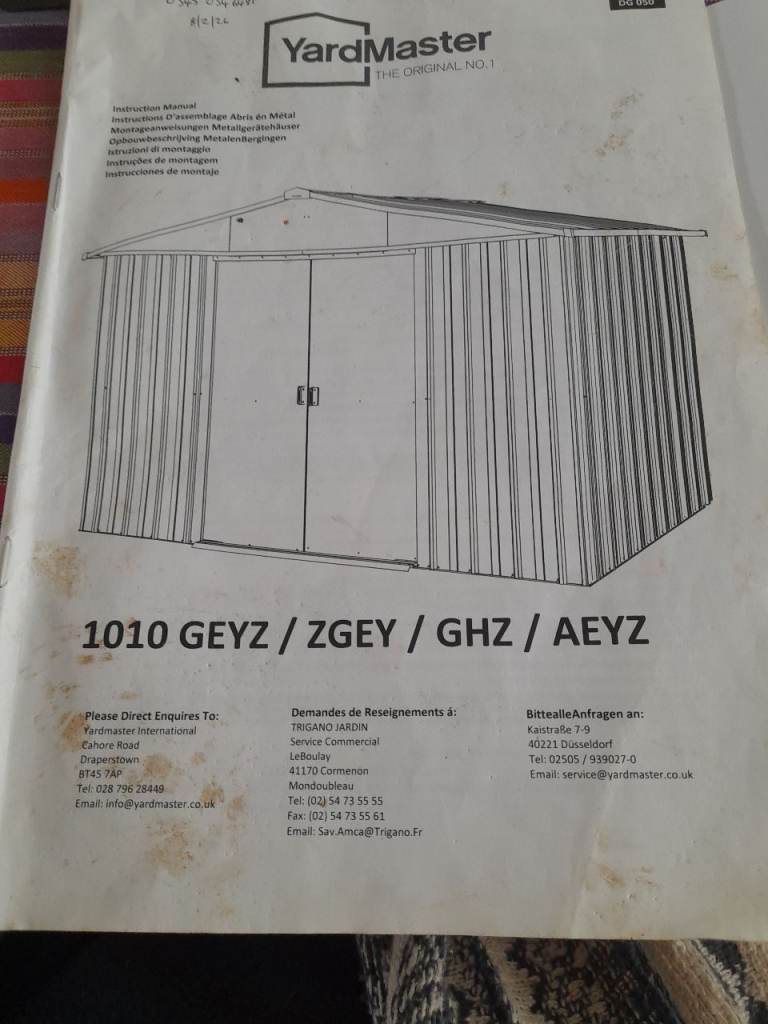 Shed base.