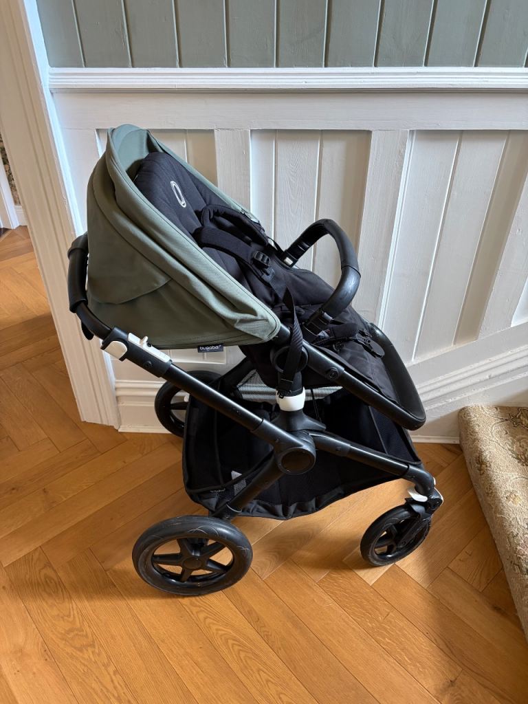 Bugaboo Pushchair - Green & Black, Good Condition