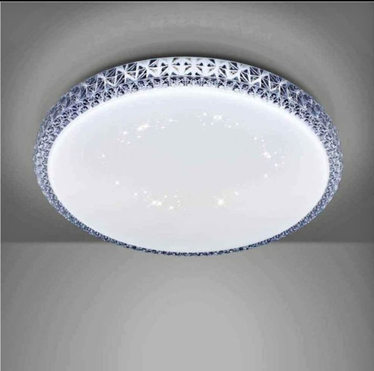 Large Size 39cm Diameter LED Ceiling Light, 24W Bright Cool White, For Living Room Kitchen Bedroom