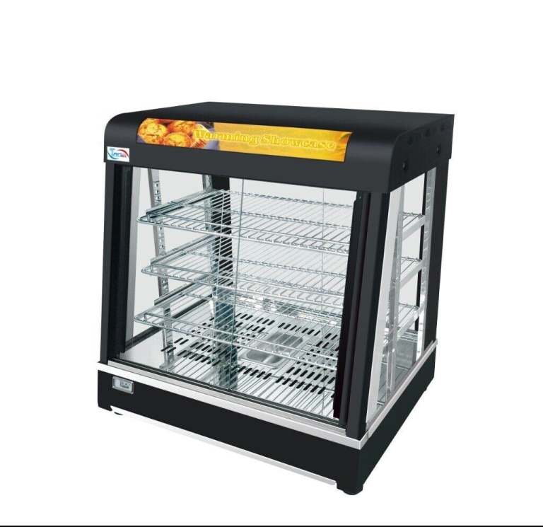 60CM FOOD DISPLAY WARMER BRAND NEW EXCELLENT FRONT AND REAR SLIDING GL