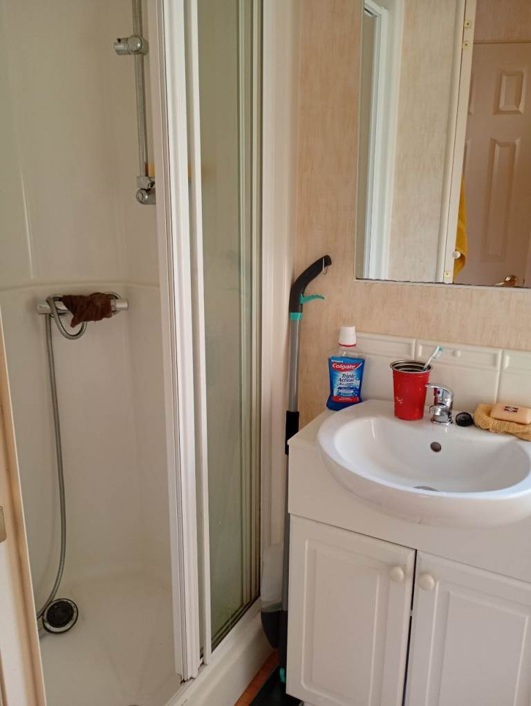 Static caravan for sale.