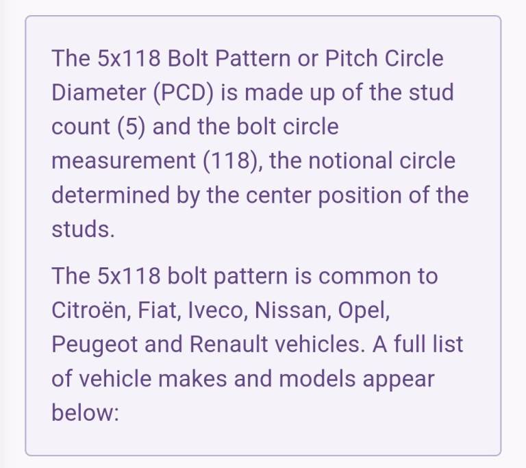 18 Inch x 4 Alloy wheels PCD 5x118