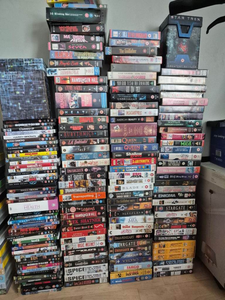 Vhs and some dvds 