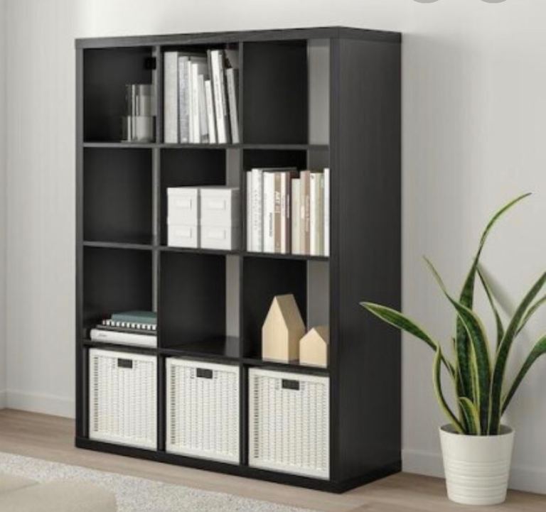 Black Cube Storage Unit / Bookcase 